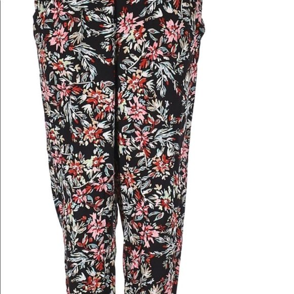 - Jessica Simpson Floral Ankle Pant Medium - Picture 4 of 7